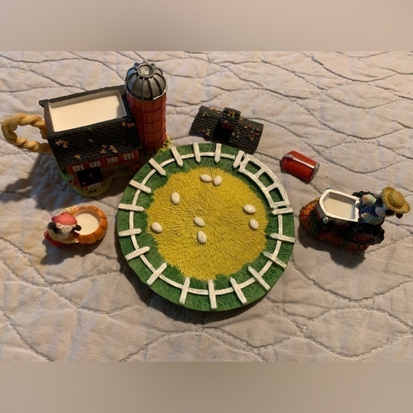 EUC vintage Enesco Mary Rhyner collectible miniature tea sets! 7 sets 40 PIECES! - Picture 4 of 16